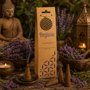 Cônes d&rsquo;Encens Organic Goodness Lavande