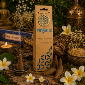 Cônes d&rsquo;Encens Organic Goodness Nag Champa