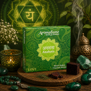 Encens Briques Aromafume – Chakra 4 du Cœur (Anahata)