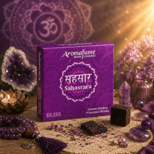Encens Briques Aromafume – Chakra 7 Couronne (Sahasrara)